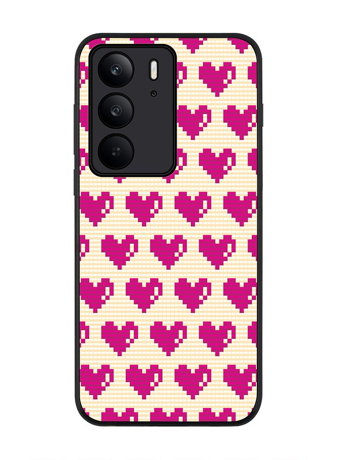 For Realme C75x / C75 4G Case,Slim fit Camera Protection, Shockproof Thin Phone cover  - Pixel Hearts
